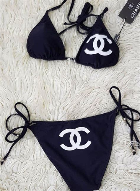 chanel 2 piece bathing suit|chanel bathing suits 2022.